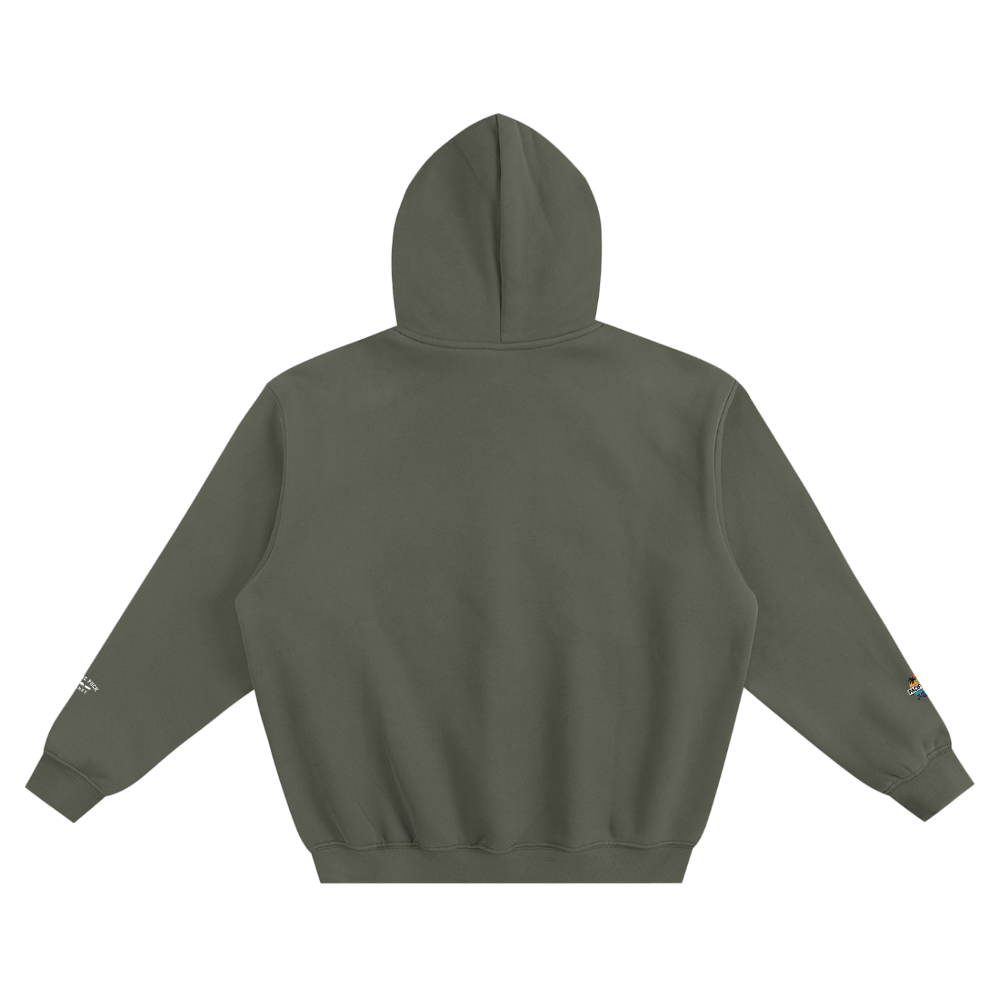 Fleeced Boxy Bear Hoodie